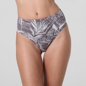 NWT Vuori High Waisted Bikini Bottom in Chia Palm